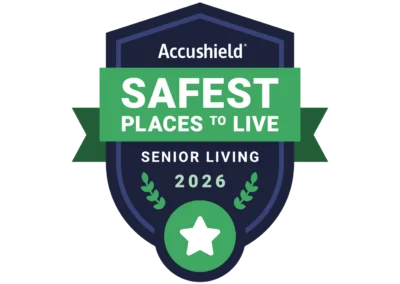 Charter Senior Living of Orange Recognized as Safest Places to Live™ for 2026